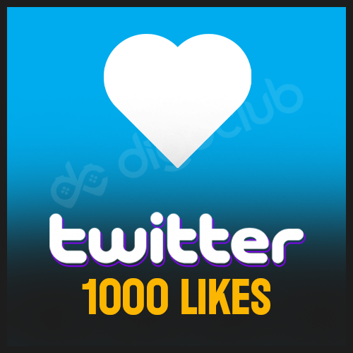1000 Twitter Likes