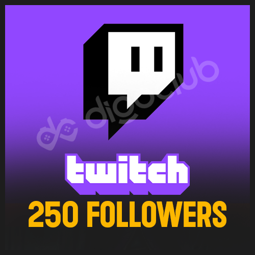 Safely Buy 250 Twitch Followers - DigoClub